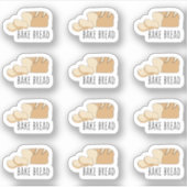 Broodbakherinnering Maaltijd Koken Bujo Planner Sticker (Voorkant)