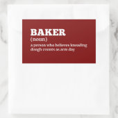 Broodbakker Funny Definition Sticker (Tas)
