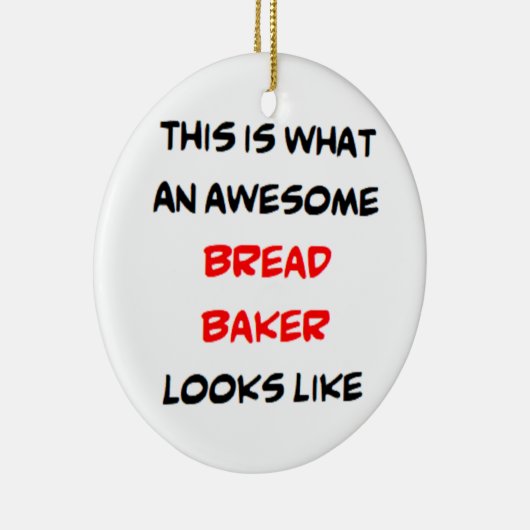 broodbakker, geweldige keramisch ornament (Rechts)