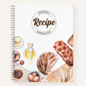 Broodbakker  Recept Journal Notitieboek (Voorkant)