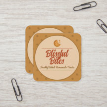 Broodbakkerij Koken Zelfgemaakt Vierkant Visitekaa