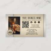 Broodbakkerij QR Code Foto Social Media Visitekaartje (Achterkant)