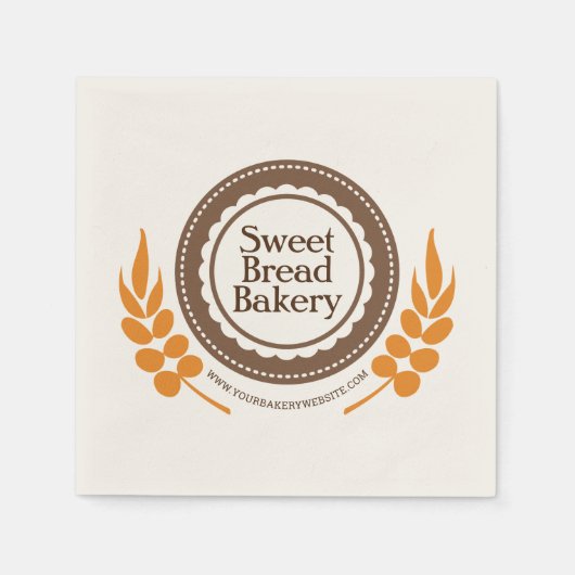 broodbakkerij | tarwerand | Servetten (Voorkant)