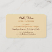 broodbakkerij visitekaartje (Achterkant)