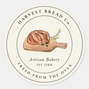  broodbakkerijlabel ronde sticker