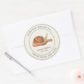 broodbakkerijlabel ronde sticker (Envelop)