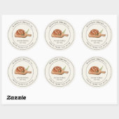 broodbakkerijlabel ronde sticker (Vel)