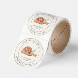 broodbakkerijlabel ronde sticker