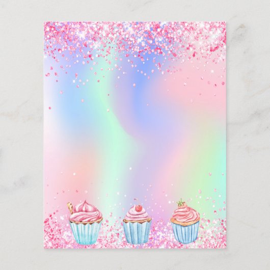 Broodbakkerswinkel — holografische logo qcode flyer (Achterkant)