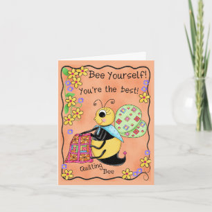 Broodbijen Whimsy Honey Bee Yourself Art Kaart