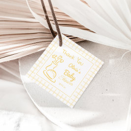 Broodbloemenvaas met de hand getrokken neutraal Ba Bedankjes Labels