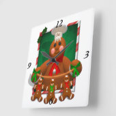 Broodbrood: Funny Baker Vierkante Klok (Hoek)