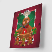 Broodbrood: Funny Baker Vierkante Klok (Hoek)