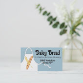 Broodbroodtarwe schort bakker bakkerij visitekaartje (Staand voorkant)