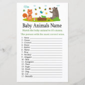Brooddieren Baby Dieren Naam Game (Voorkant)