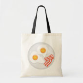 Broodeieren en Canvas tas van Bacon Breakfast (Voorkant)