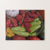 Broodgroenten voor Spaanse peper Legpuzzel (Horizontaal)