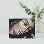 Brooding Mary Briefkaart (Staand voorkant)