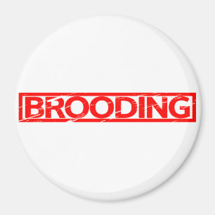 Brooding Stamp Magneet