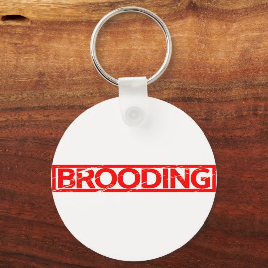 Brooding Stamp Sleutelhanger (Achterkant)