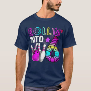 Broodje in 6 Bowling Birthday Party 6th Birthday T-shirt