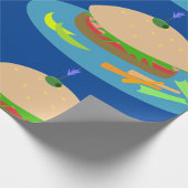 Broodje met Veggie Sides Fun Food Cadeaupapier