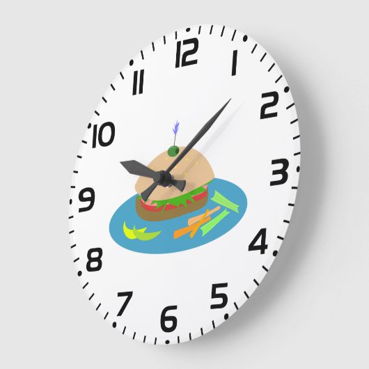 Broodje met Veggie Sides Fun Food Grote Klok (Hoek)