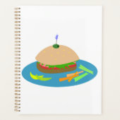 Broodje met Veggie Sides Fun Food Planner (Voorkant)