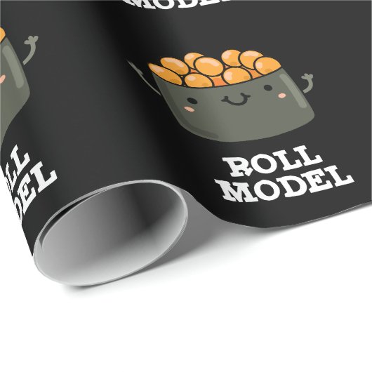 Broodje Model Grappig Voedsel Sushi Roll Pun Cadeaupapier (Rol Hoek)