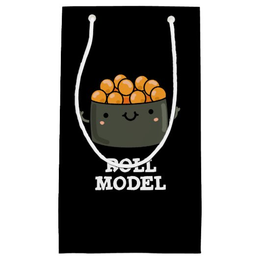 Broodje Model Grappig Voedsel Sushi Roll Pun Klein Cadeauzakje (Voorkant)