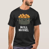 Broodje Model Grappig Voedsel Sushi Roll Pun T-shirt (Voorkant)
