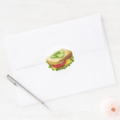 broodje ronde sticker (Envelop)