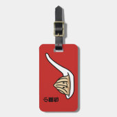 Broodje van Dim Sum van de Bol van de Soep van Bagagelabel (Voorkant verticaal)