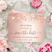 Broodje van het roos van de Birthday glitter Spare Flyer
