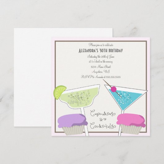 Broodjes en colktails kaart (Voorkant / Achterkant)