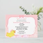 Broodjes Rubber Ducky Baby Shower-uitvindingen Kaart (Staand voorkant)
