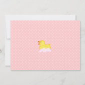 Broodjes Rubber Ducky Baby Shower-uitvindingen Kaart (Achterkant)
