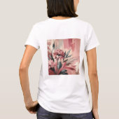 Broodkleurig damesshirt t-shirt (Achterkant)