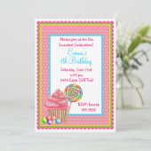 Broodkoeken en Snoep op zaterdag Kaart (Staand voorkant)