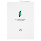 Broodkolibrie Birthday (Achterkant)