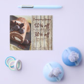 broodkorrelige dessert chocoladetaart bakkerij flyer (Enkel)