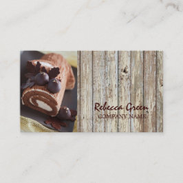 broodkorrelige dessert chocoladetaart bakkerij visitekaartje