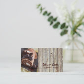 broodkorrelige dessert chocoladetaart bakkerij visitekaartje (Staand voorkant)
