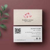 Broodkuikens van crème QR wellness spa massage yog Visitekaartje