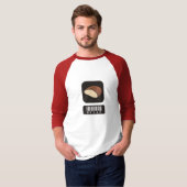 Broodliefhebbers 3/4 Mouwen Raglan T-shirt (Voorkant volledig)