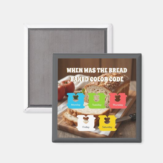 Broodmakers Color-Code Magnet (Voorkant / Achterkant)
