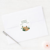 Broodmand Productlabel Ronde Sticker (Envelop)
