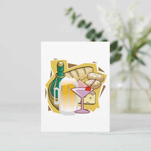 broodpartij briefkaart (Staand voorkant)