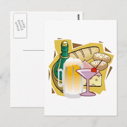 broodpartij briefkaart (Voorkant / Achterkant)