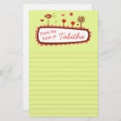 Broodrooster Briefpapier (Voorkant / Achterkant)